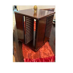 Retro Wooden CD Stand - The Bombay Company!